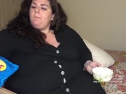 Feedee chips and dip stuffing for pregnant looking  ssbbw TEASER 12/16