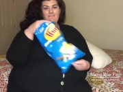Feedee chips and dip stuffing for pregnant looking  ssbbw TEASER 3/16
