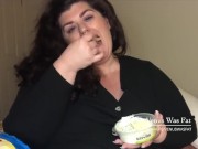 Feedee chips and dip stuffing for pregnant looking  ssbbw TEASER 5/16