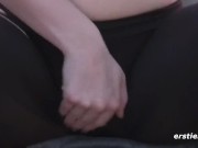 Red Headed Babe Plays Outdoors 8/16