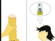 Sex Animation of Solo Male Masturbation while Fantasizing about Women 10/16