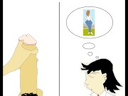 Sex Animation of Solo Male Masturbation while Fantasizing about Women 6/16