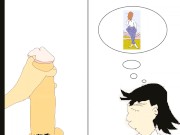 Sex Animation of Solo Male Masturbation while Fantasizing about Women 7/16