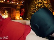 XXXMAS - For Christmas my husband lick my pussy, fuck me hard and cum on my clothes, What else ? 11/16