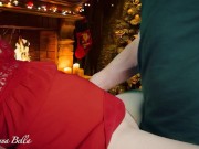XXXMAS - For Christmas my husband lick my pussy, fuck me hard and cum on my clothes, What else ? 12/16