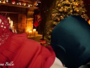 XXXMAS - For Christmas my husband lick my pussy, fuck me hard and cum on my clothes, What else ? 2/16