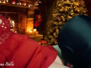 XXXMAS - For Christmas my husband lick my pussy, fuck me hard and cum on my clothes, What else ? 4/16