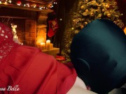 XXXMAS - For Christmas my husband lick my pussy, fuck me hard and cum on my clothes, What else ? 5/16