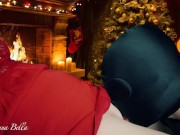 XXXMAS - For Christmas my husband lick my pussy, fuck me hard and cum on my clothes, What else ? 9/16