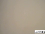 Diamond Decides To Get Wild In Shower 3/16
