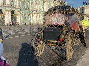 Вместо прогулки он потащил меня трахаться в номер - POV - кончил в киску 2/16