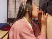 Japanese ancient tradition lonely virgin girl fuck with servant！ 10/16