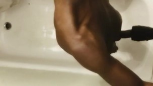 Caught in shower, playing with my toy Part two