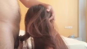 She blowjob her boyfriend until he cum in her mouth. Too good not to watch. Very satisfying. 