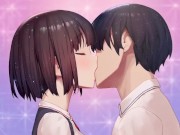 passionate kissing and blowjob 2/16