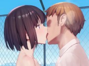 passionate kissing and blowjob 5/16