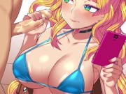 hot blonde handjob 5/16