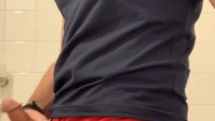 Sagging in my boxers, edging my cock, pre-cum, no orgasm