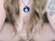 Horny milf fits huge 10in dildo in her wet pussy! 4/16