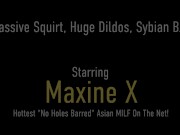 1 Dildo Isn't Enough! Maxine X Fucks Her Cambodian Cunt With Many Toys! 1/16