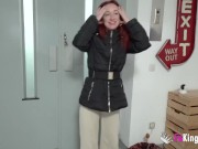 Redhead slut gets wrecked at her first porn scene. She wanted that way!!!! 1/16