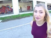 MAMACITAZ - Blonde Beauty Vyvan Hill Shows Off Her Cock Riding Skills Outdoor 1/16