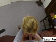 Big Tittied Babe Takes A Hot Shot On the Chest 7/16