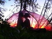 One of our first dates under the midnight sun in northern Sweden - RosenlundX 11/16