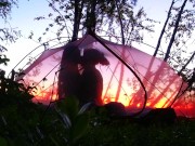 One of our first dates under the midnight sun in northern Sweden - RosenlundX 13/16