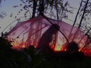 One of our first dates under the midnight sun in northern Sweden - RosenlundX 16/16