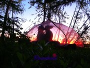 One of our first dates under the midnight sun in northern Sweden - RosenlundX 3/16