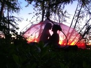 One of our first dates under the midnight sun in northern Sweden - RosenlundX 5/16