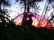 One of our first dates under the midnight sun in northern Sweden - RosenlundX 6/16