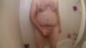 Dildo my Ass in the shower with new toy!!!