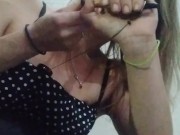 Cumming in public  no panties  16/16