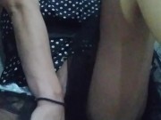 Cumming in public  no panties  8/16