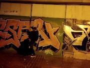 The obedient slut wife sucks dick in the underpass part 1 10/16