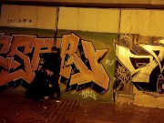 The obedient slut wife sucks dick in the underpass part 1 15/16