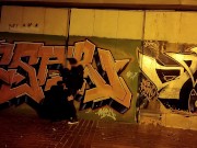 The obedient slut wife sucks dick in the underpass part 1 8/16