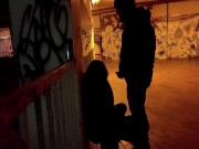 The obedient slut wife sucks dick in the underpass part 2 11/16