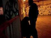 The obedient slut wife sucks dick in the underpass part 2 12/16