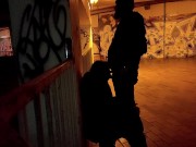 The obedient slut wife sucks dick in the underpass part 2 6/16