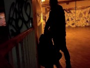 The obedient slut wife sucks dick in the underpass part 2 9/16