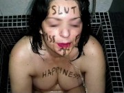 Drink Drink Submisive slut wife enjoys my urine 12/16