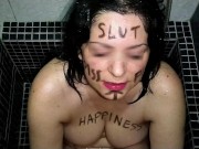 Drink Drink Submisive slut wife enjoys my urine 15/16