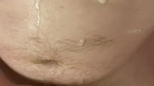 cumming on myself after pissing on myself in the bath