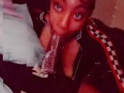 She came back for more of this big black cock only to get her wet throat pump a cum bbc vs ebony  13/16