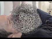 Princess Kirstin let her white stocking feet lick and kiss by her slave Bobby. 16/16