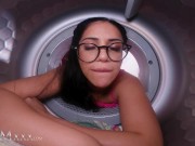 MOMxxx Masturbating MILF Julia De Lucia caught and fucked hard POV doggystyle and creampie 5/16