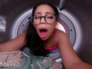 MOMxxx Masturbating MILF Julia De Lucia caught and fucked hard POV doggystyle and creampie 6/16